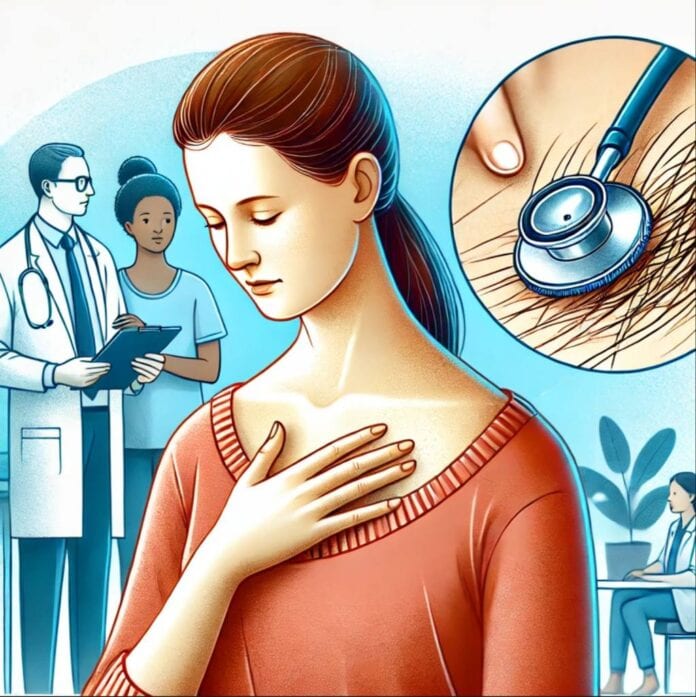 Brusthaare bei Frauen