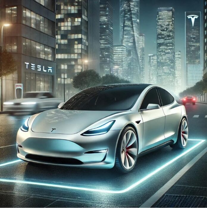 Das neue Tesla Model 3 Maximale Reichweite AWD