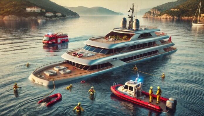 Luxusyacht vor Griechenland