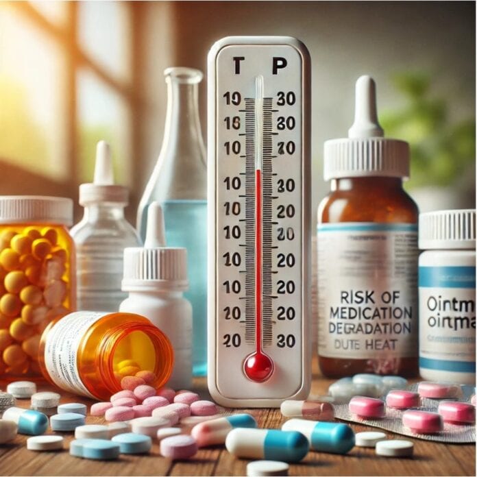 Medikamente und Hitze