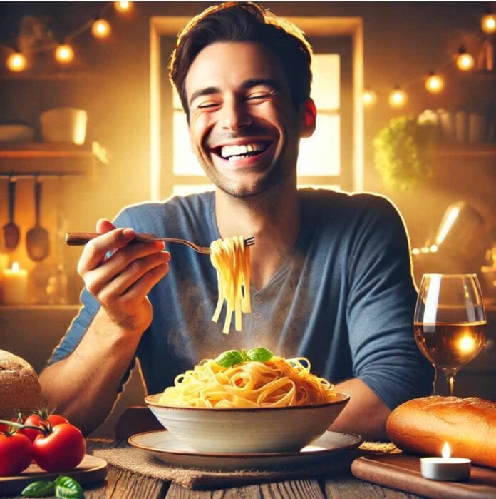 Pasta und Glück