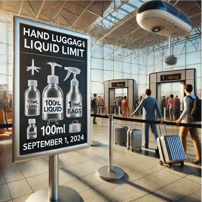 Regeln für Flüssigkeiten und Handgepäck