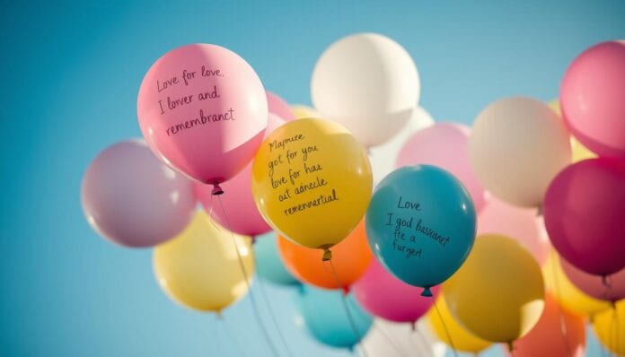 Geburtstagsgrüße in den Himmel