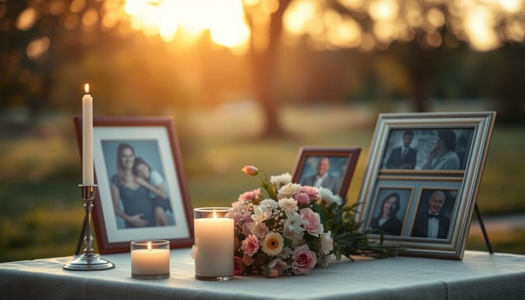 Gedenken an verstorbene Angehörige