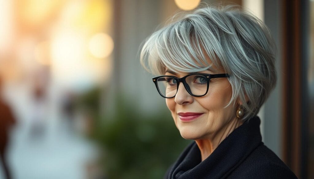 Freche Kurzhaarfrisuren ab 60