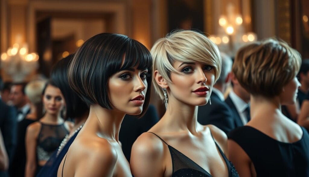 Kurzhaarfrisuren für Anlässe