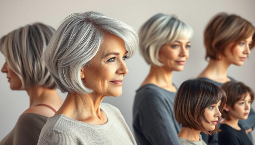 Kurzhaarfrisuren für Damen ab 60