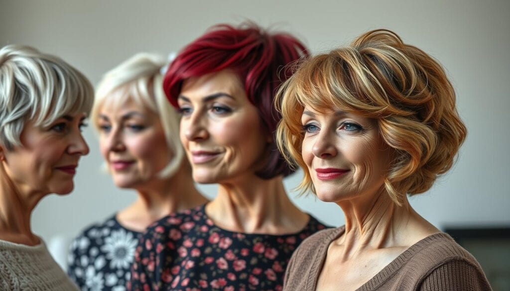 Kurzhaarfrisuren für Frauen über 60