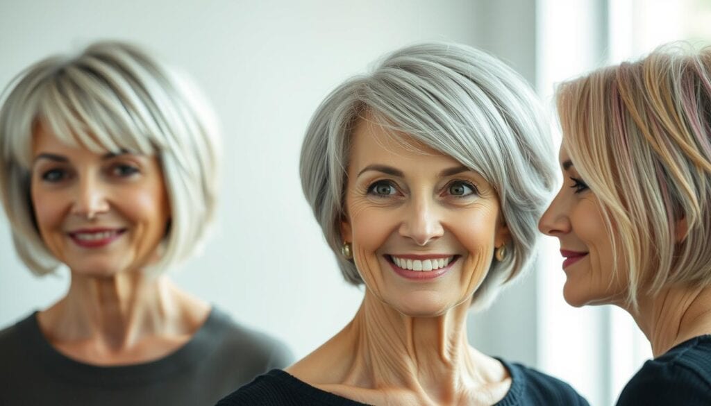 Kurzhaarfrisuren für Frauen über 60
