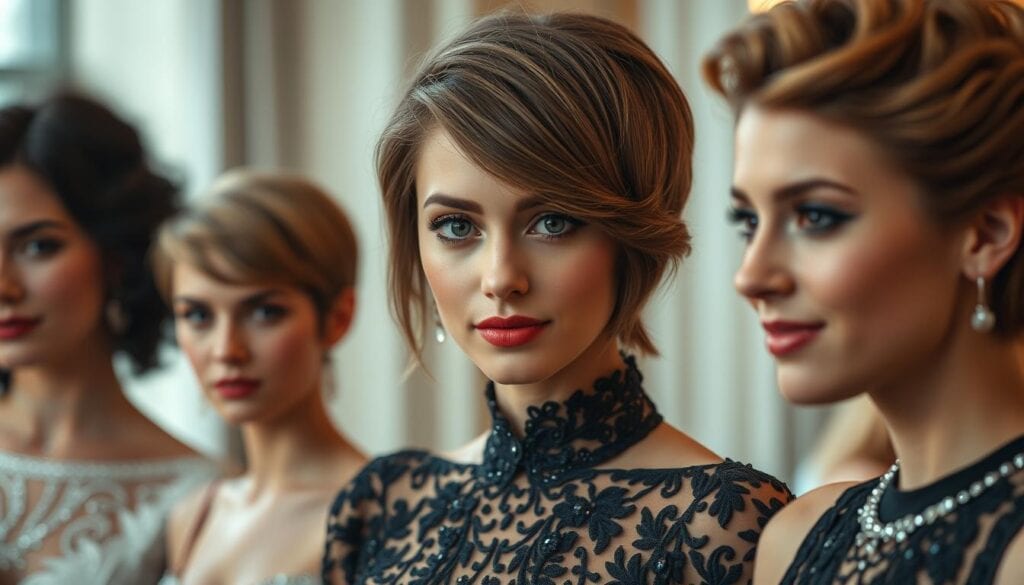 Kurzhaarfrisuren für besondere Anlässe