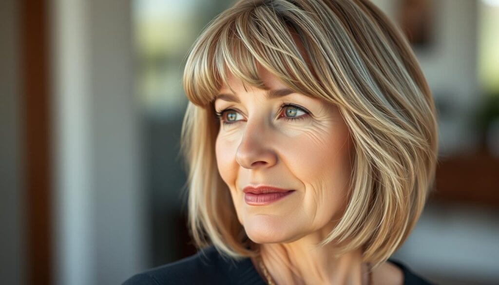 Mittellange Haare Styling