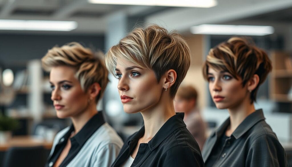 Moderne Kurzhaarfrisuren