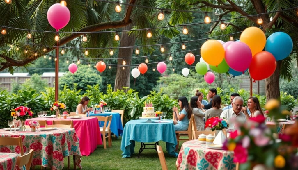 Outdoor-Feier