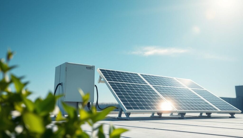 Solaranlage mit Speicher