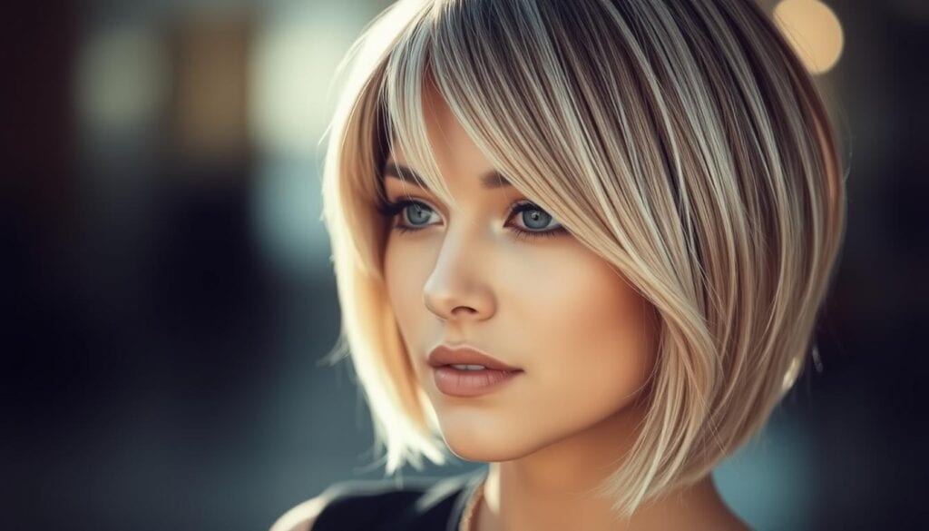 Stufige Frisur