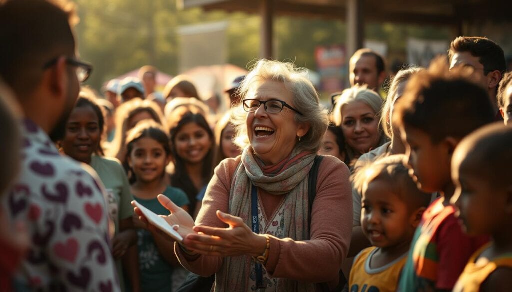 Uschi Glas engagiert sich für soziale Projekte