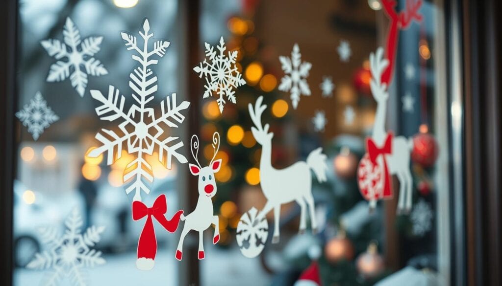 Weihnachtsdeko Fenster Aufkleber