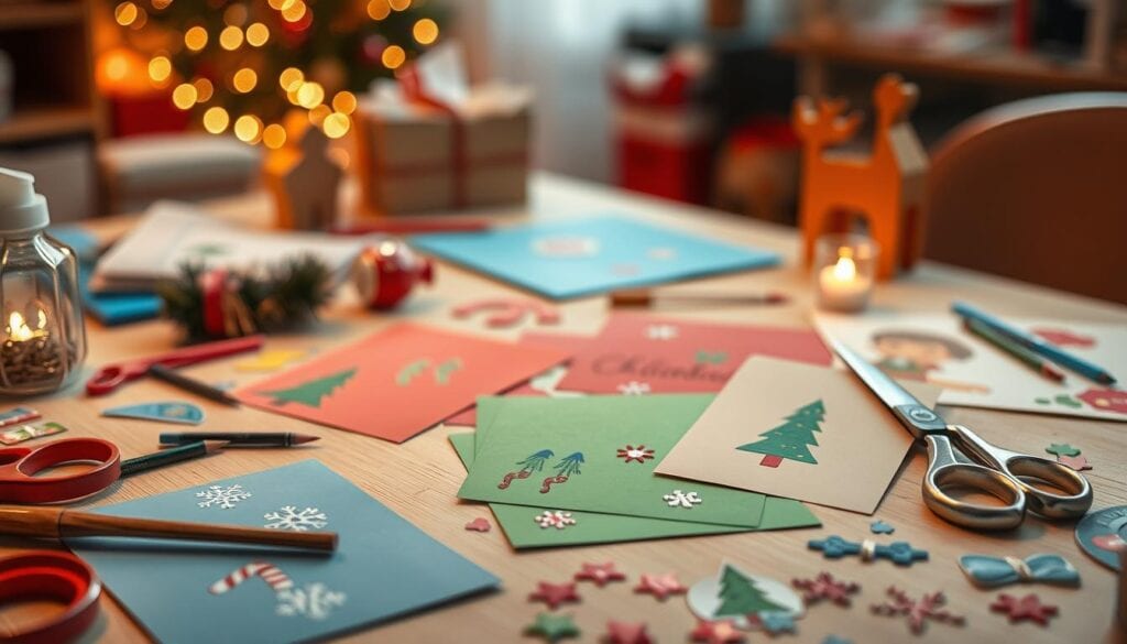 Weihnachtskarten basteln