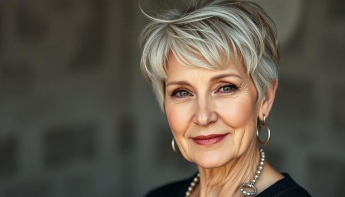 freche Kurzhaarfrisuren ab 60