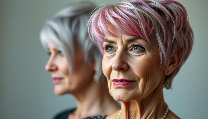 freche Kurzhaarfrisuren ab 60