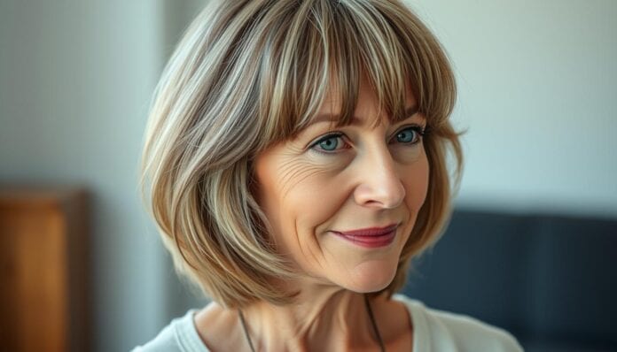 frisuren mittellang stufig fransig ab 50