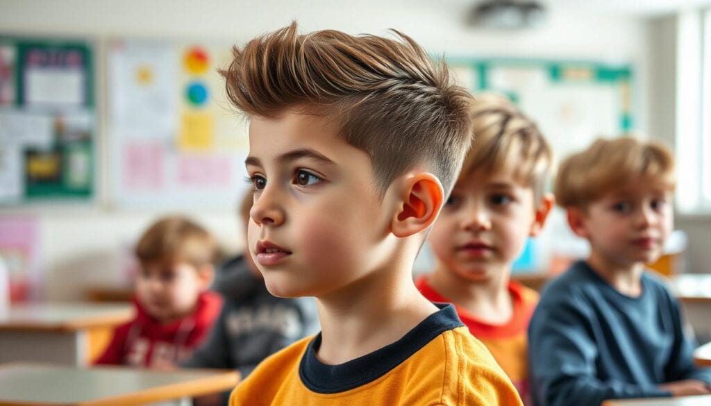 modische jungs frisuren