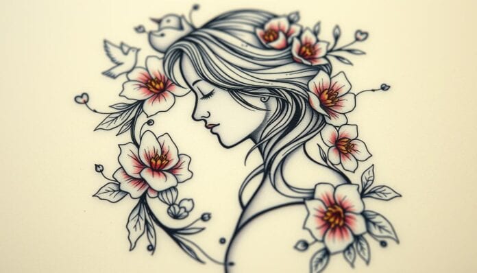 verstorben Tattoo Erinnerung Mama