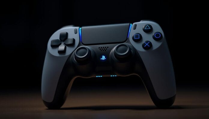 PS5 Controller blinkt blau