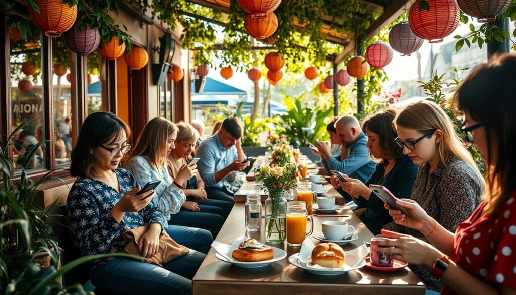 Social Media Reiseimpressionen teilen