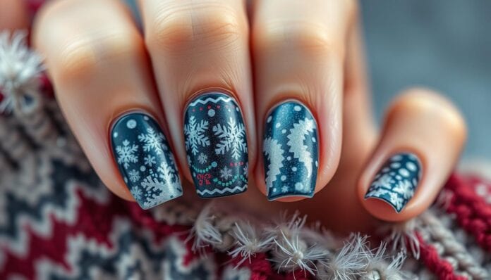 schöne Winter Nägel