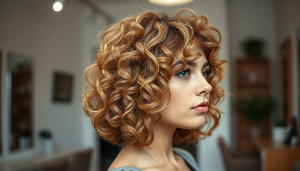 Lockiger Bob Frisur 2025