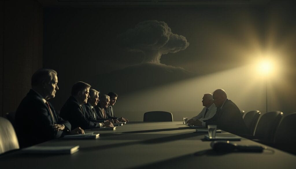 Politische Diskussionen Atomwaffen