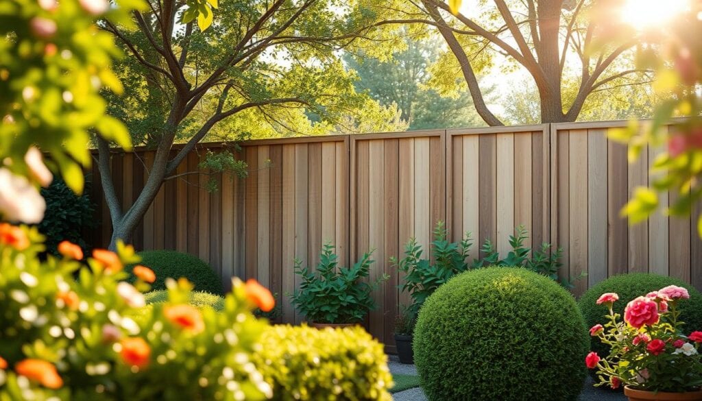 WPC Zaun Gartengestaltung