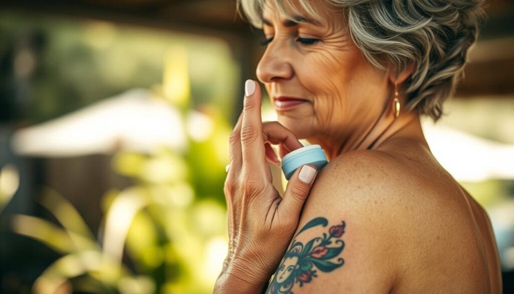 Tattoo Pflege für Frauen ab 50