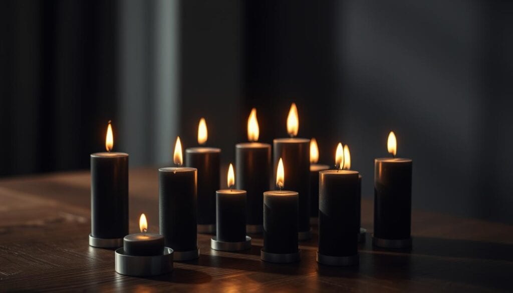 Trauerkerzen für Verstorbene