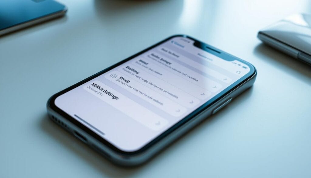 iPhone Mailbox Einstellungen
