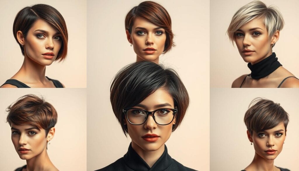 Kurzhaarfrisuren für verschiedene Anlässe