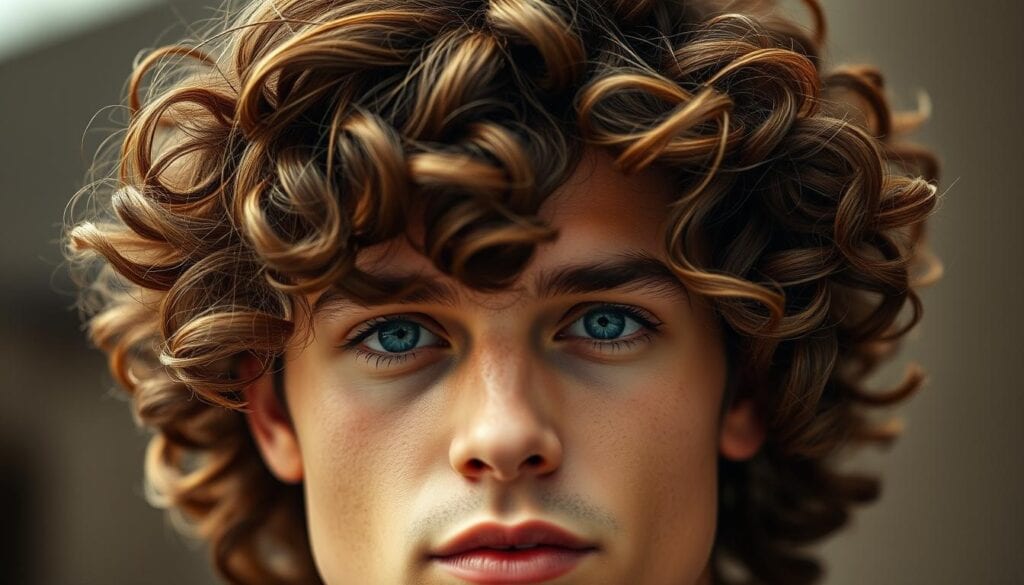 Lockenfrisuren für Männer