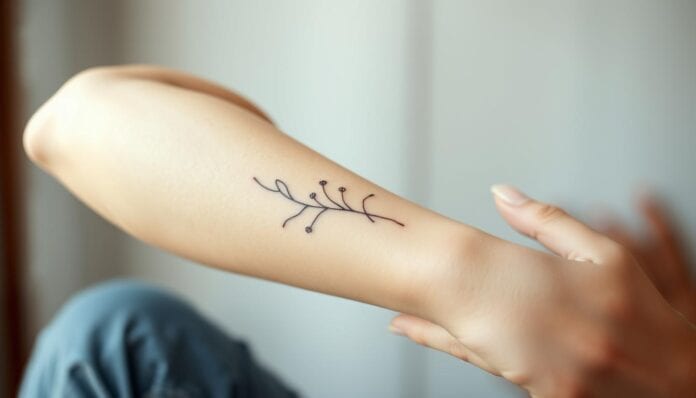 Unterarm Tattoo Frau dezent