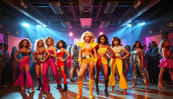 80er Jahre Mode Frauen Party