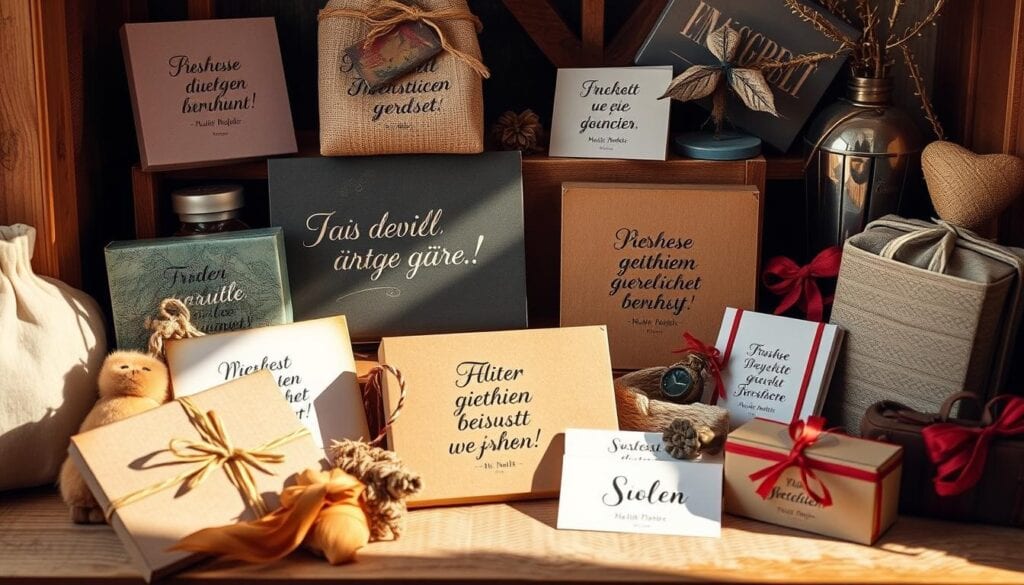 Reisegeschenke mit inspirierenden Sprüchen