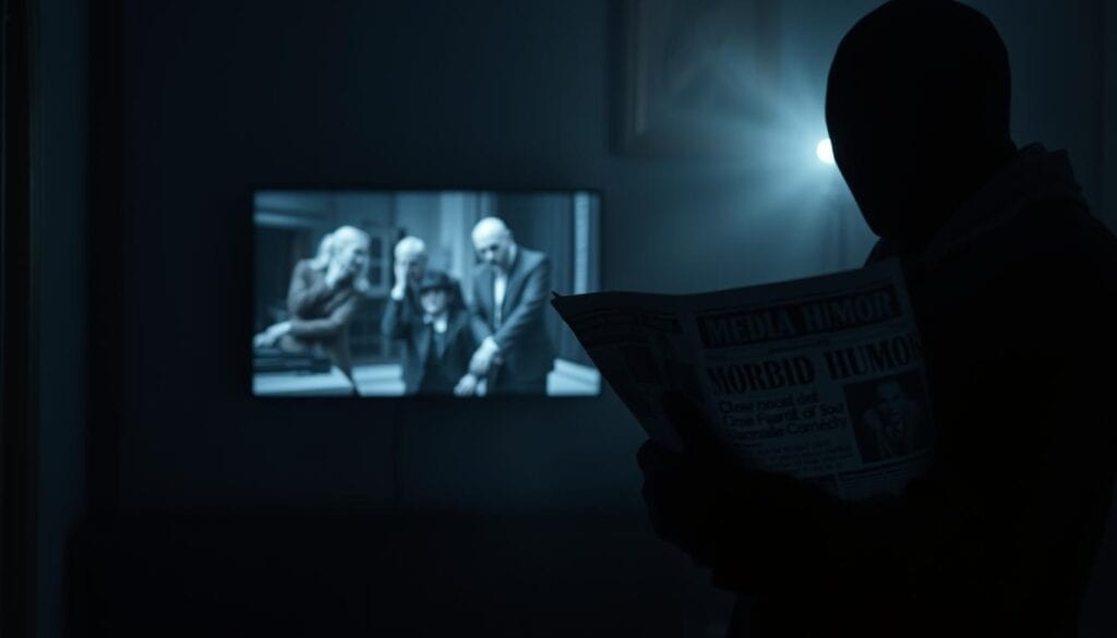 Schwarzer Humor in Medien