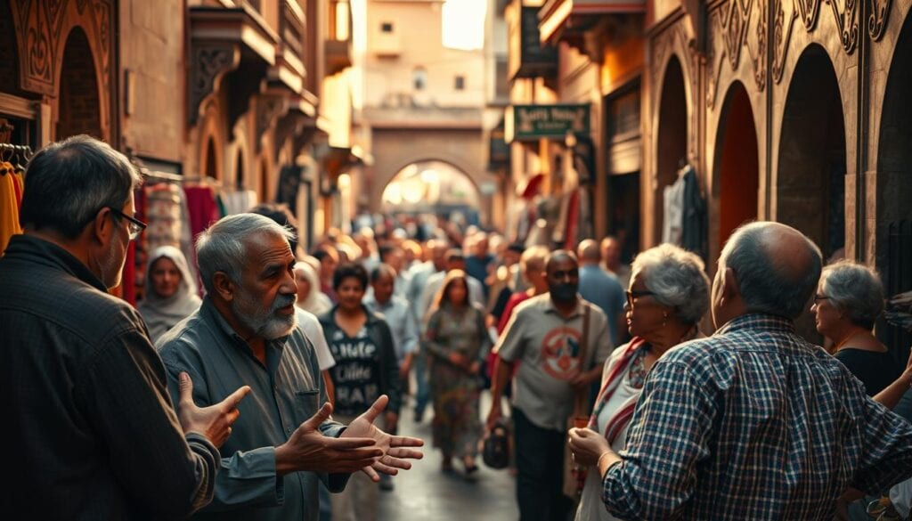 Sprachkommunikation in Marokko