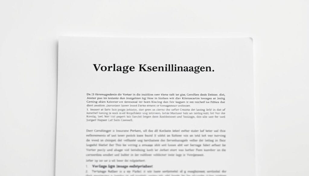 Versicherung kündigung Vorlage Beispiel