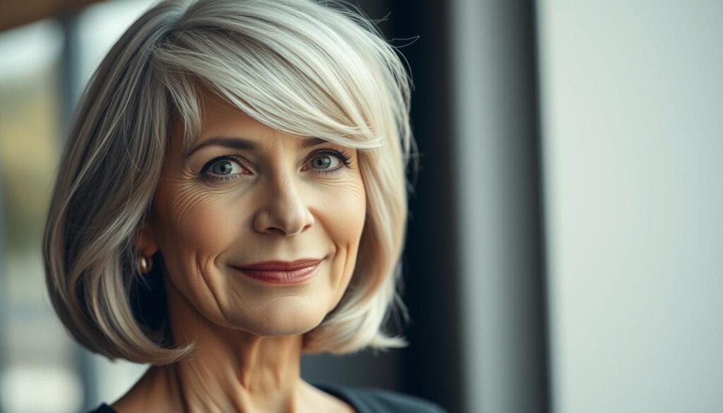 Bob Frisuren Styling für Frauen über 50