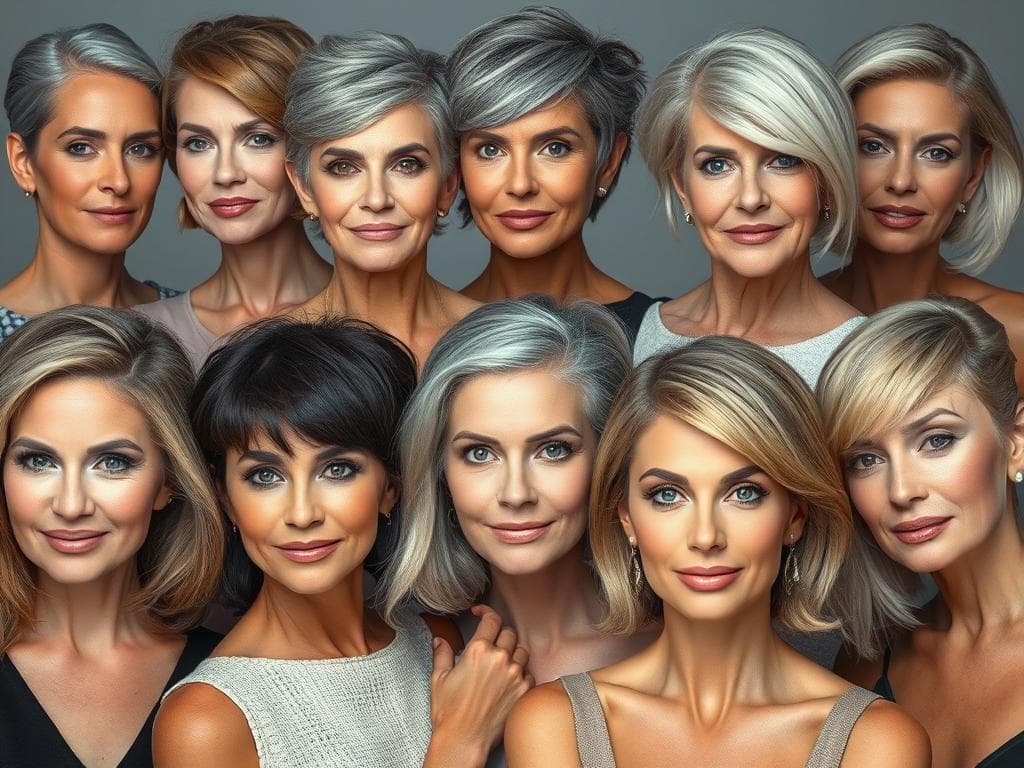 Gesichtsformen und Frisuren für Frauen ab 60 Gesichtsformen und Frisuren für Frauen ab 60