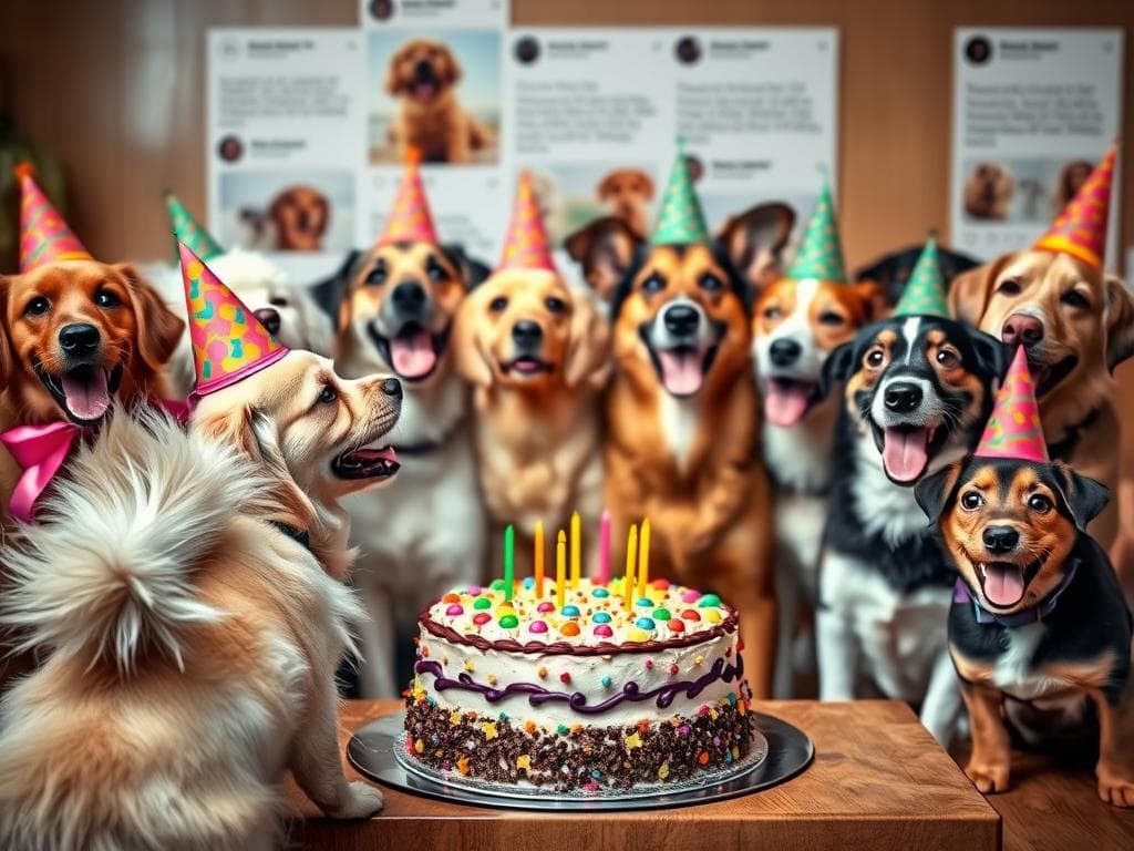 Hundegeburtstag Social Media Hundegeburtstag Social Media