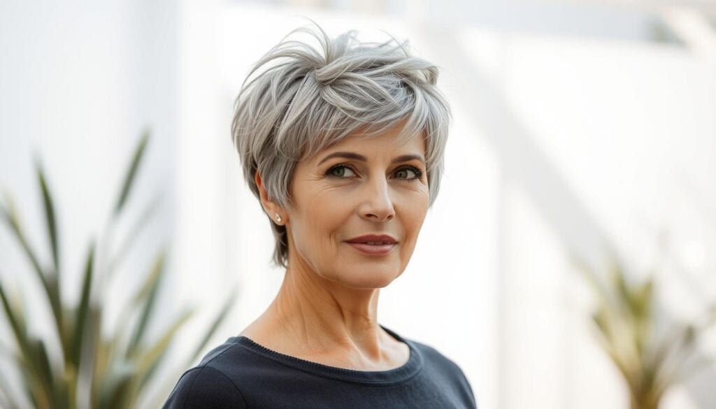 Kurzhaarfrisuren für reife Damen