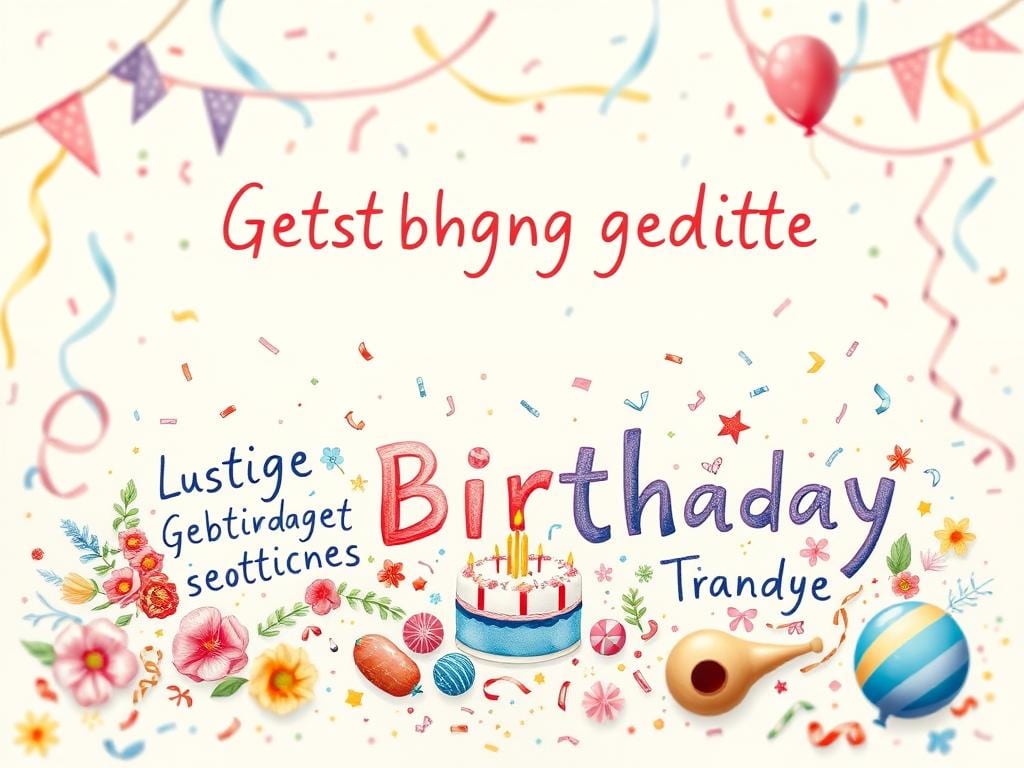 Lustige Geburtstagsgedichte