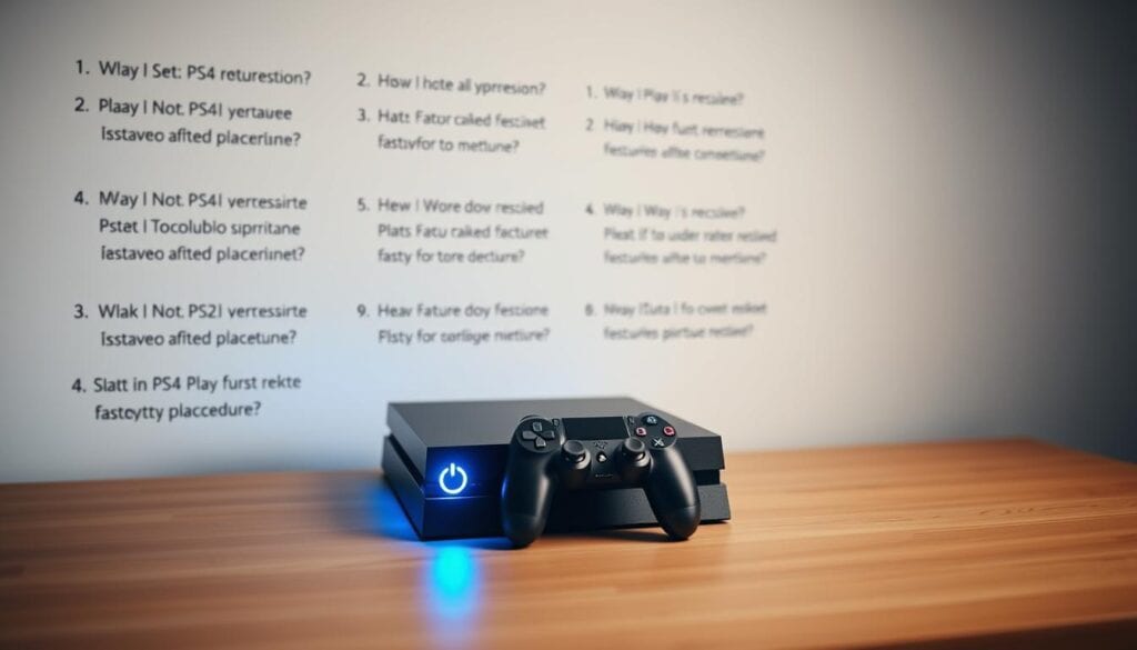 PS4 Werkseinstellung Fragen